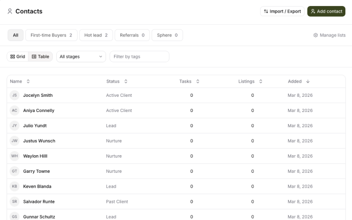 Contacts & Companies product screenshot